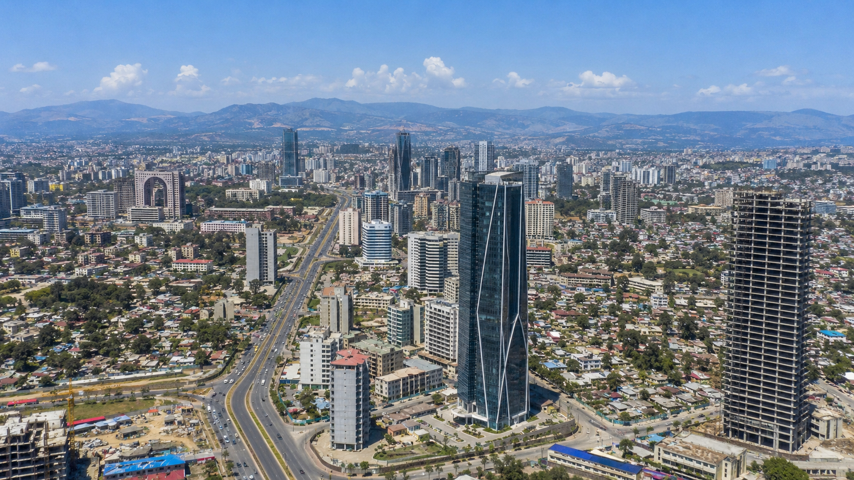 Addis Ababa skyline, Ethiopia