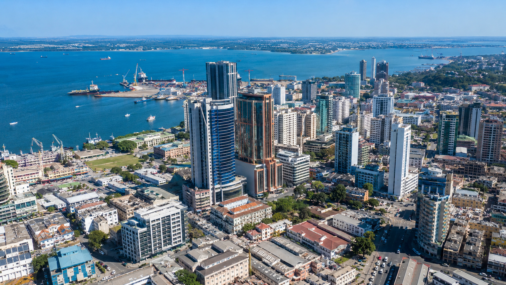 Dar es Salaam skyline, Tanzania