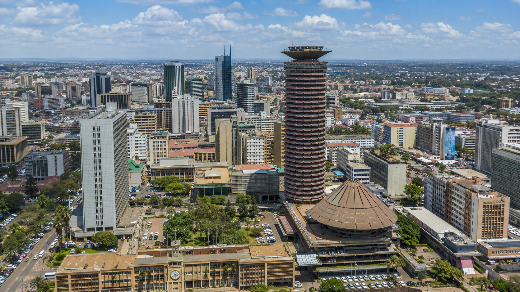 Nairobi skyline, Kenya